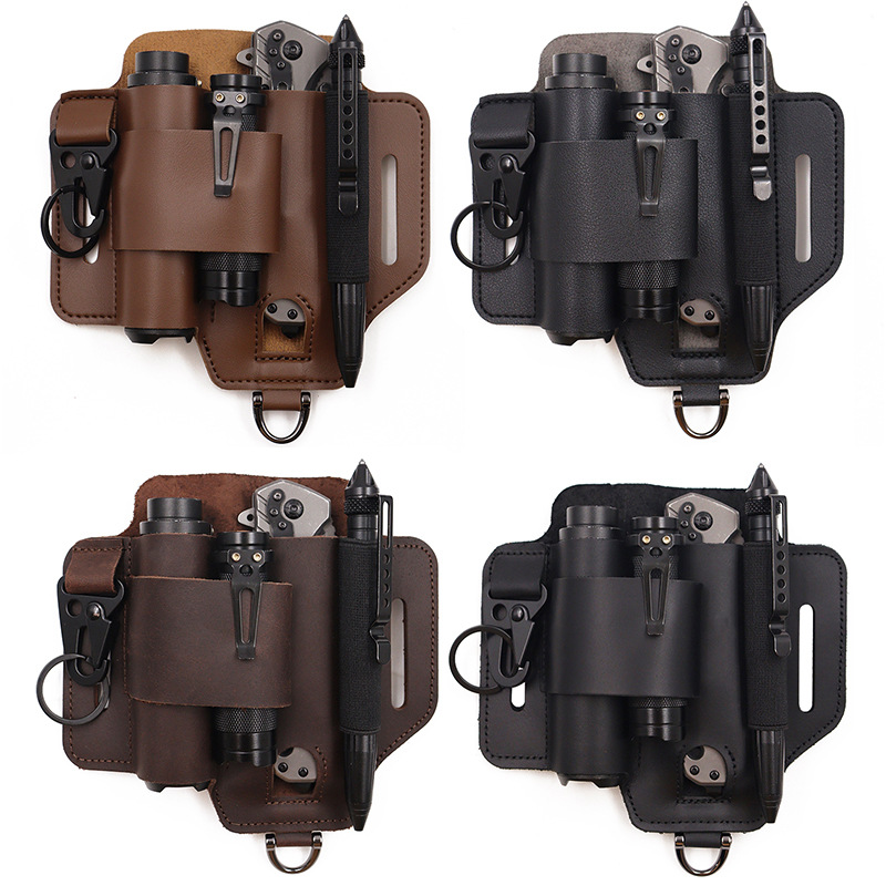 Edc Carry Belt Pouch - EDC Tactical Tool Holster Wilderness Survival