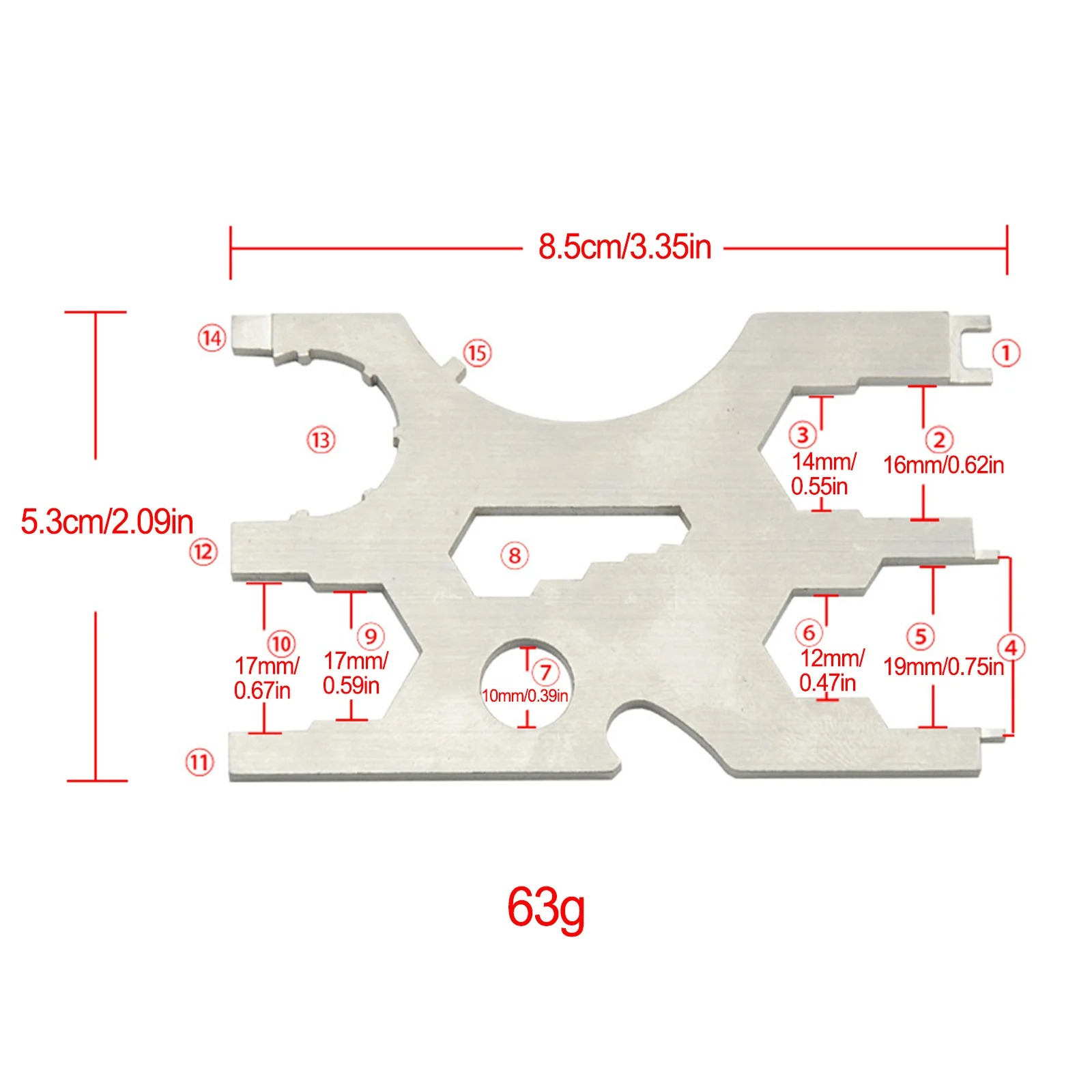 316 Stainless Steel Scuba Divi - Multitool Credit Card review and price
