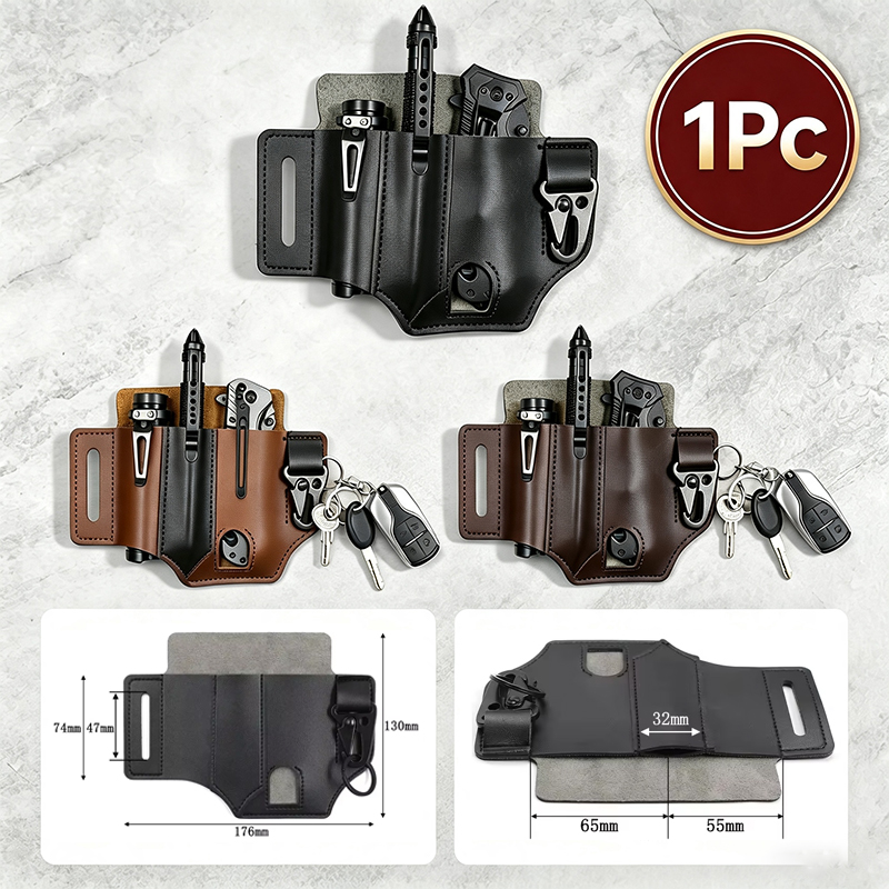 EDC PU Leather Tool Pouch Mult - Leather Edc. Carry Pouch review and price