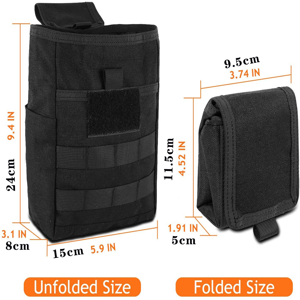 Foldable Molle Dump Drop Pouch - Edc Carry Belt Pouch review and price