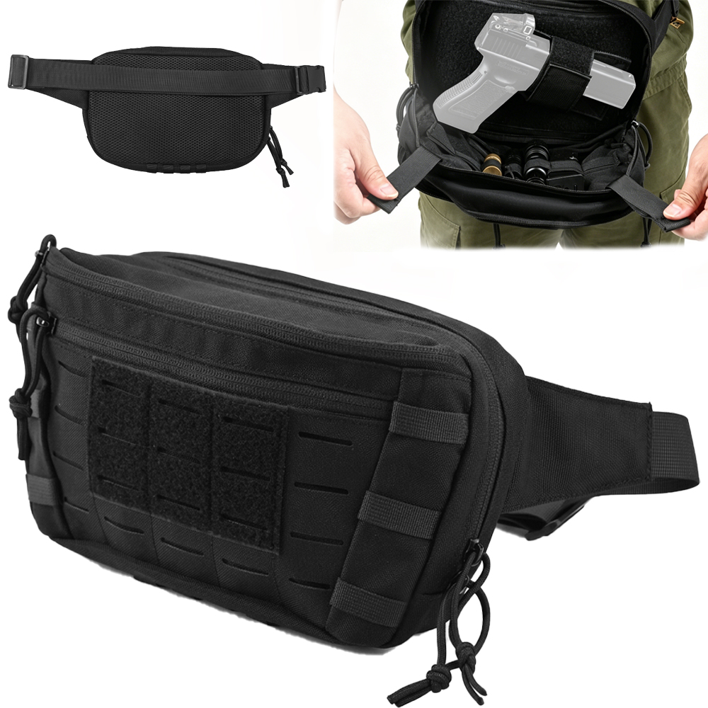 Tactical Pistol Waist Bag CCW  - Edc Carry Handgun review and price