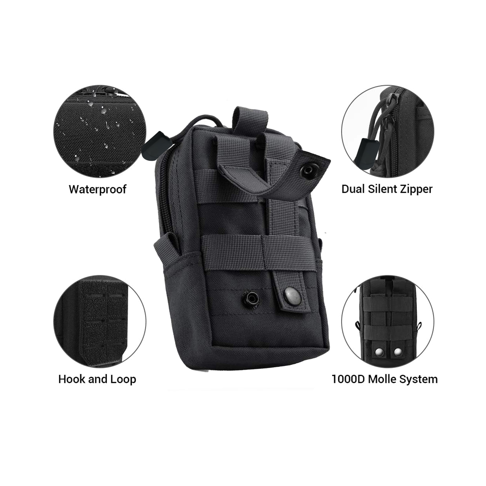 Tactical Molle Pouch Waist Bag - Edc Carry Belt Pouch review and price