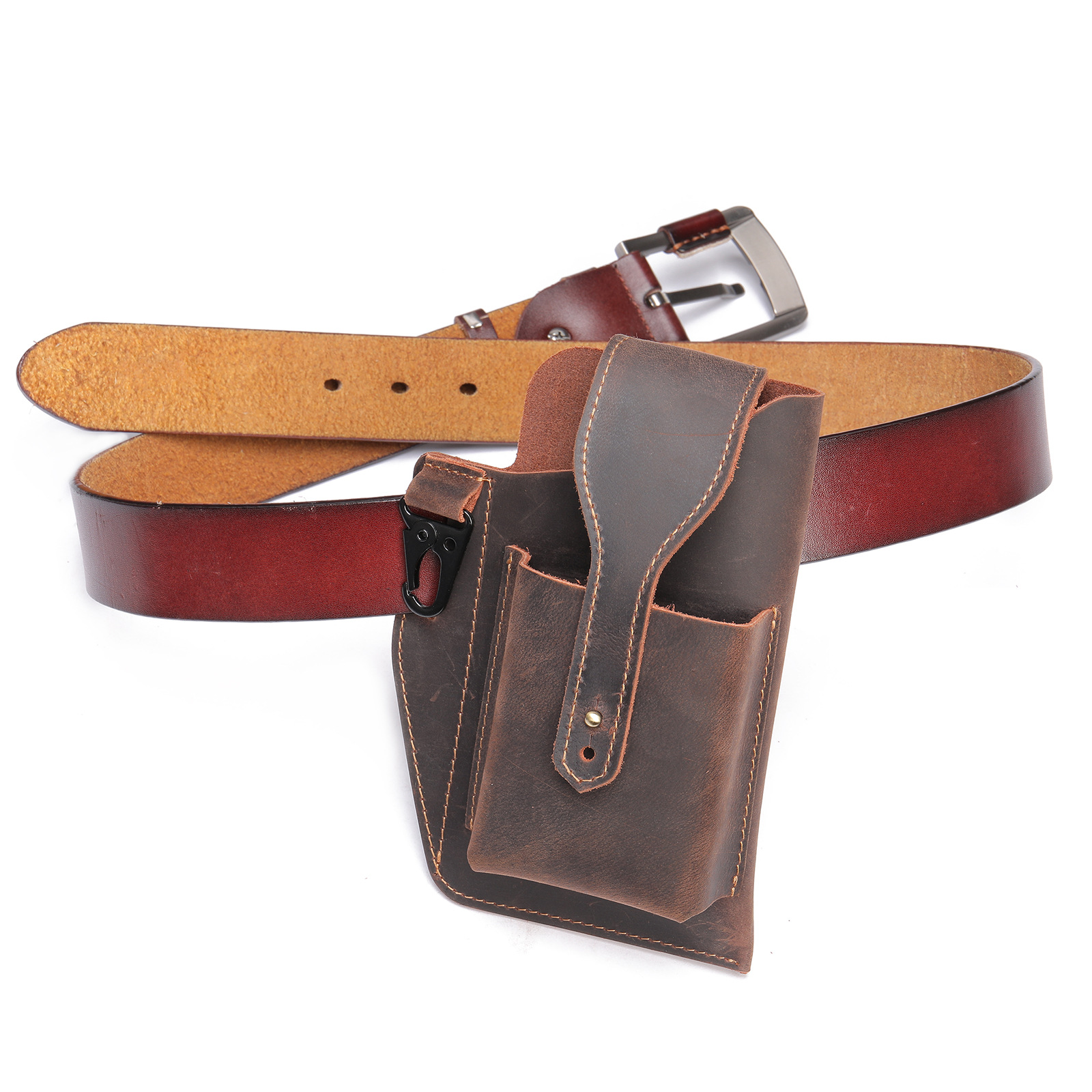 Crazy Horse Leather Phone Hols - Leather Edc. Carry Pouch review and price