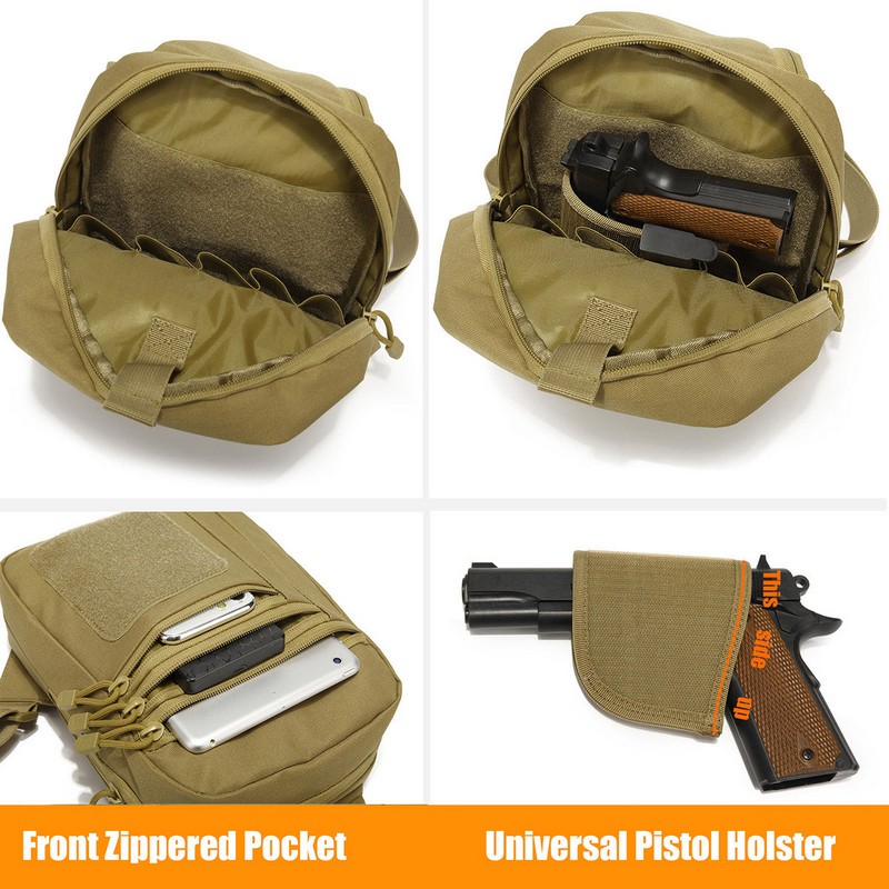 New Tactical Chest Bag Pistol  - Edc Concealed Carry Backpack review and price